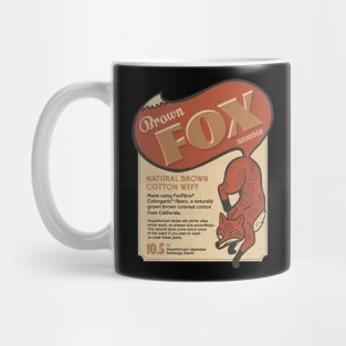 brown fox carpet Mug